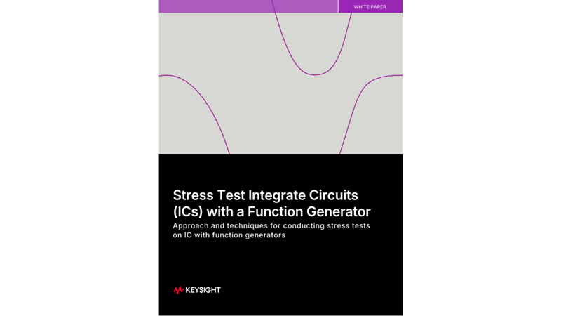 Stress Test Integrate Circuits (ICs) with a Function Generator